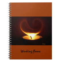 winking flame note books