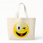 WINKING SMILEY FACE bags