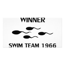winner swim team 1966 icon photo cards