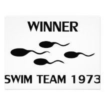 winner swim team 1973 icon invitations