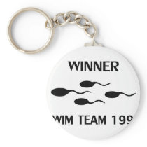 winner swim team 1990 icon keychains