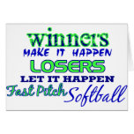 Winners....Fast Pitch Softball cards