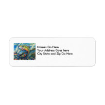 Winning Art By Q. Meng Grade 5 Return Address Label