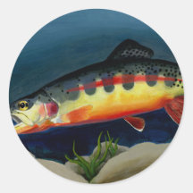 Winning Art By Y. Choi Grade 9 Round Stickers