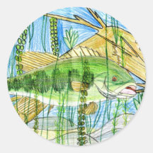 Winning artwork by C. Durler, Grade 6 Round Stickers