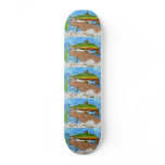 Winning artwork by C. Freshour, Grade 6 skateboards