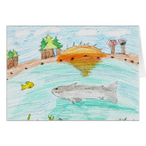 Winning artwork by C. Rousseau, Grade 4