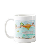 Winning artwork by C. Rousseau, Grade 4 Mugs