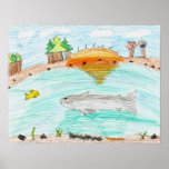 Winning artwork by C. Rousseau, Grade 4 posters