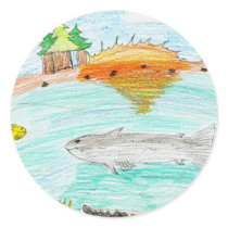 Winning artwork by C. Rousseau, Grade 4