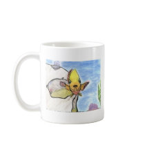 Winning artwork by K. Gill, Grade 9 Mugs