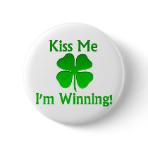 Winning Charlie Sheen St. Patrick's Day Buttons