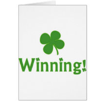 Winning Charlie Sheen St. Patrick's Day Card