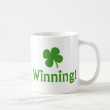 Winning Charlie Sheen St. Patrick's Day Mugs