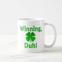 Winning Charlie Sheen St. Patrick's Day Mugs
