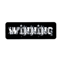 WINNING - Dirt Star Version Return Address Label