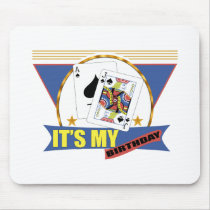 Winning Hand 21st Birthday Gifts Mousepad