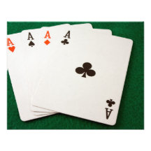 Winning Hand Four Aces Photo Art