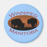 Winnipeg, Manitoba Refrigerator Magnet