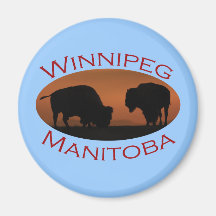 Winnipeg, Manitoba Refrigerator Magnet