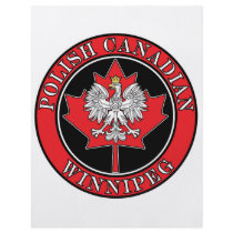 Winnipeg Round Polish Canadian Leaf Flyers