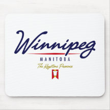 Winnipeg Script Mouse Pad