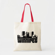Winnipeg Skyline Canvas Bag