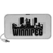 Winnipeg Skyline iPhone Speaker
