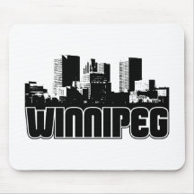 Winnipeg Skyline Mouse Pad