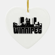 Winnipeg Skyline Ornaments