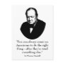 Winston Churchill and Funny Quote Postcards