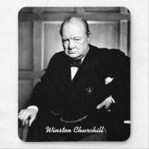 Winston Churchill Mouse Pads