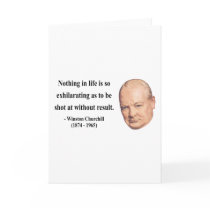 Winston Churchill Quote 13b Greeting Cards