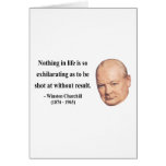 Winston Churchill Quote 13b Greeting Cards