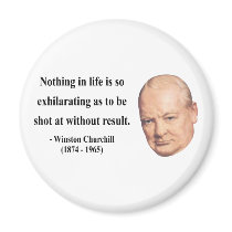Winston Churchill Quote 13b Fridge Magnets