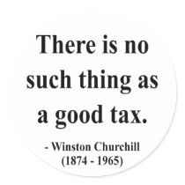 Winston Churchill Quote 14a Round Stickers
