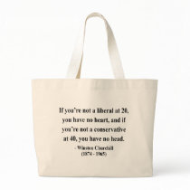 Winston Churchill Quote 15a Tote Bag