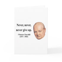 Winston Churchill Quote 1b Card