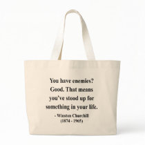 Winston Churchill Quote 3a Canvas Bags
