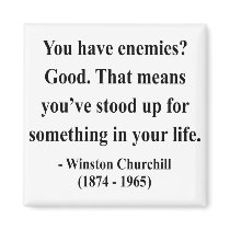 Winston Churchill Quote 3a Refrigerator Magnet