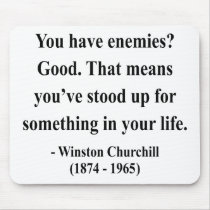 Winston Churchill Quote 3a Mouse Pads