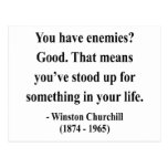 Winston Churchill Quote 3a Postcard