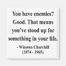 Winston Churchill Quote 3a Refrigerator Magnet