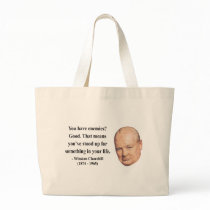 Winston Churchill Quote 3b Bag