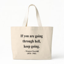 Winston Churchill Quote 4a Tote Bag