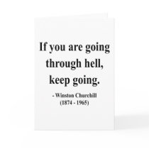 Winston Churchill Quote 4a Greeting Cards