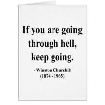 Winston Churchill Quote 4a Greeting Cards