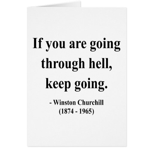 Winston Churchill Quote 4a Greeting Cards