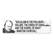Winston Churchill Quote Bumper Sticker