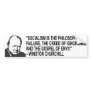 Winston Churchill Quote Bumper Sticker